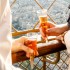Bicchieri di champagne al vertice
