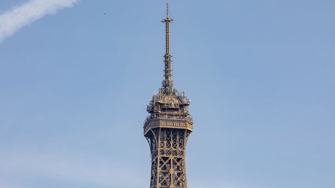 View from the top of the Eiffel Tower